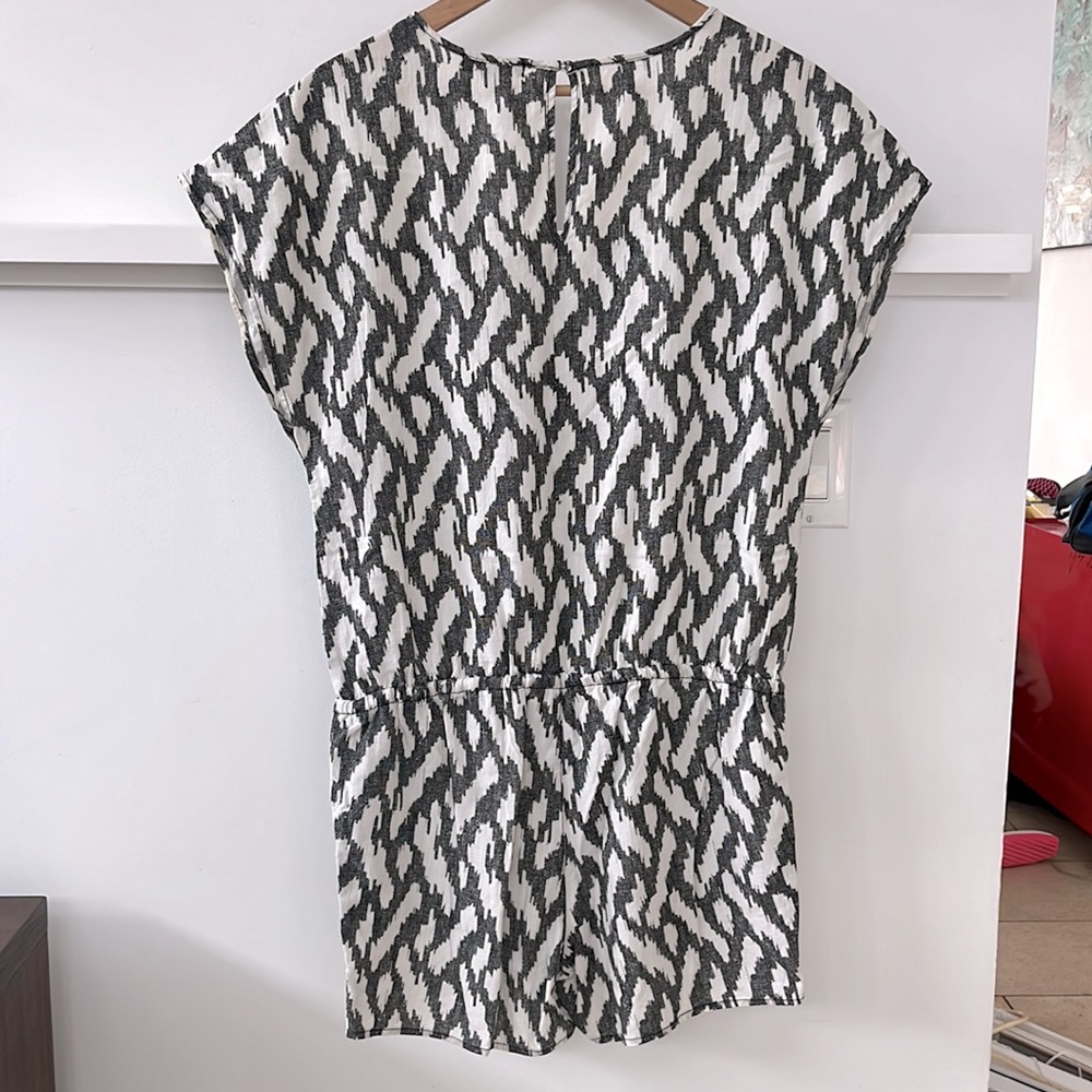 J. Crew Linen Patterned Romper - Picture 7 of 7